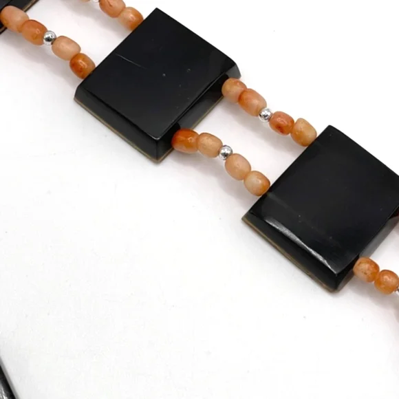 Bohemian Abalone Shell Leather Belt 42" Long - Picture 4 of 8